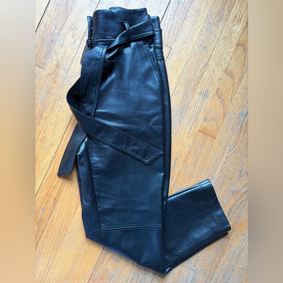 Wilfred High Tied Vegan Leather Pants - Picture 5 of 15